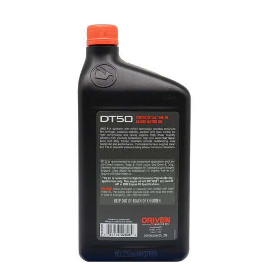Driven DT50 15W-50 Synthetic