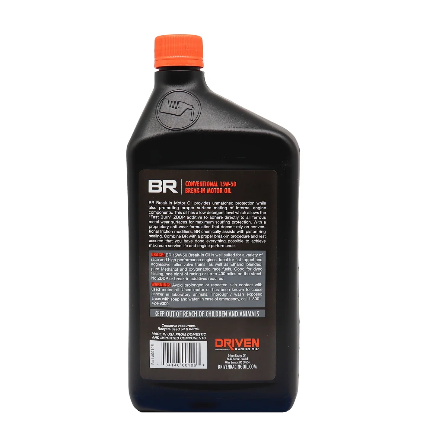 BR50 SAE 15W-50 - Quart